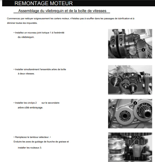 Manuel d'atelier Sherco 250 300 2022 français