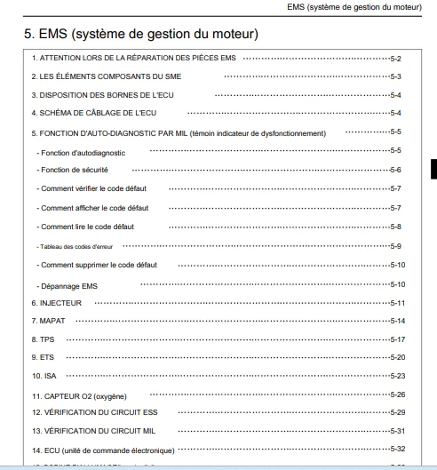 Manuel d'atelier Daelim 125 Daystar injection français