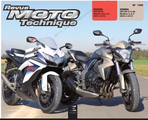 Manuel de réparation Suzuki GSXR 750 2008 2010