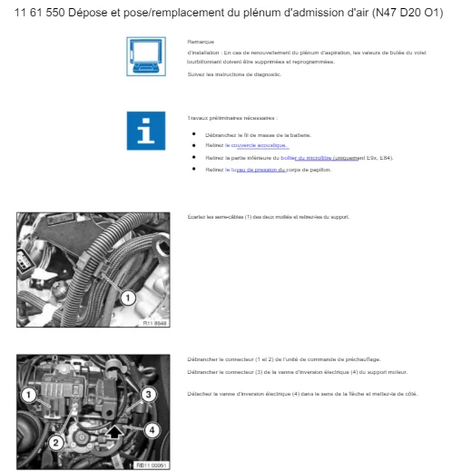 Manuel d'atelier BMW X1 E84 2009 2015 français