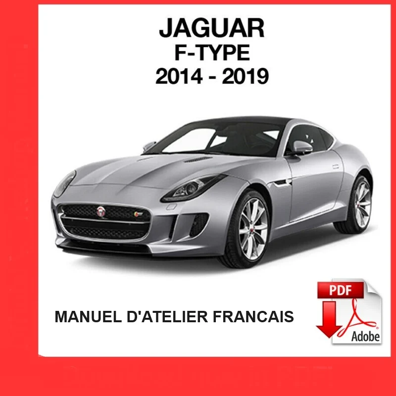 Manuel d'atelier Jaguar F Type X152 V8 français