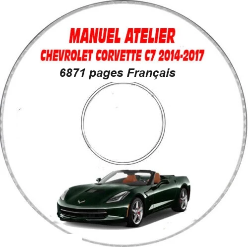 Manuel d'atelier Chevrolet Corvette C7 2014 français