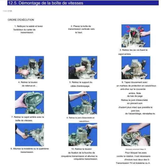 Manuel d'atelier Lada Samara français