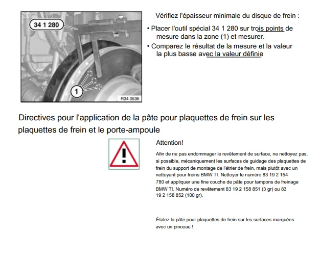 Manuel d'atelier BMW série 1 2004 2011 français