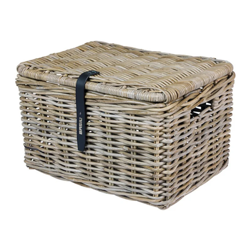 Panier avant vélo Basil Dax et Dijon en rotin