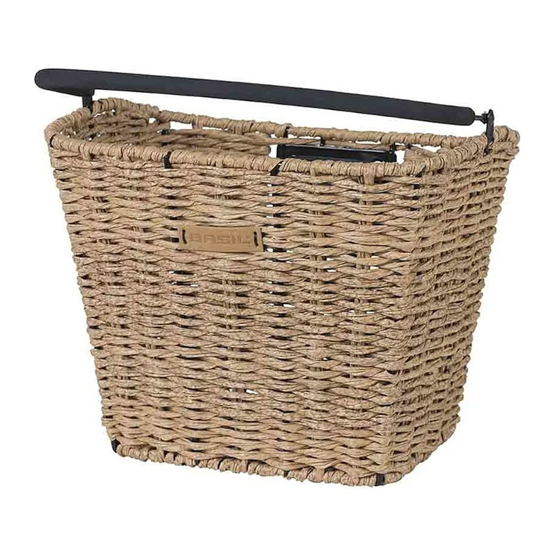 Panier avant vélo Basil Bremen Rattan Look 27 L