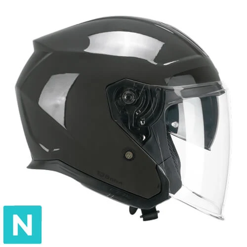 CGM 136F RNA FIBRA MONO CASCO DE MOTO GRAFITO