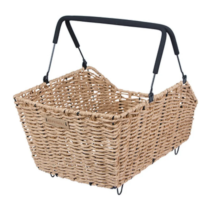 Panier arrière vélo Basil Cento Rattan Look Multi System NX 22 L