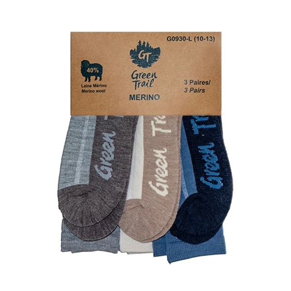 Green Trail Merino Wool Socks