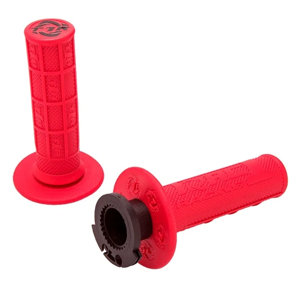 Torc1 Defy Hole Shot Lock-On Grips 4-Stroke — Half waffle