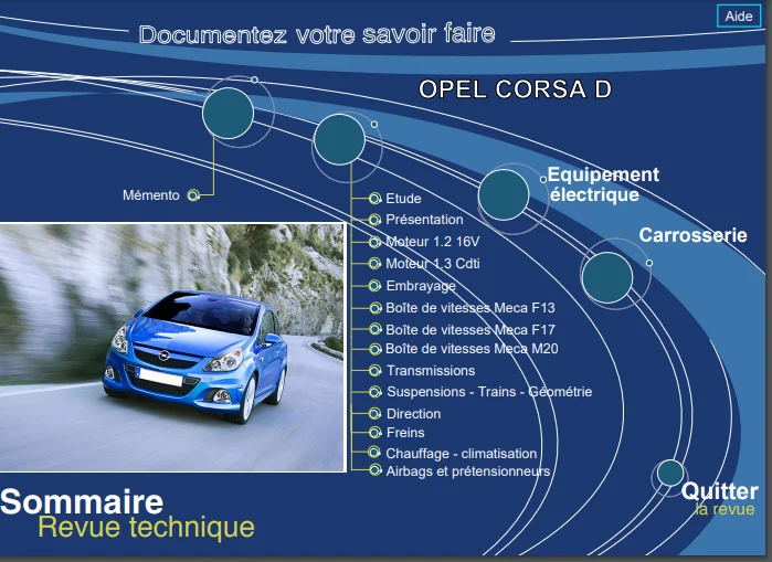 Manuel d'atelier Opel Corsa D 2006