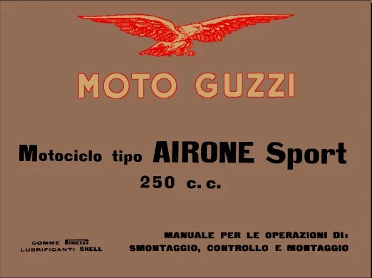 Manuels de réparation Moto Guzzi 250 Airone
