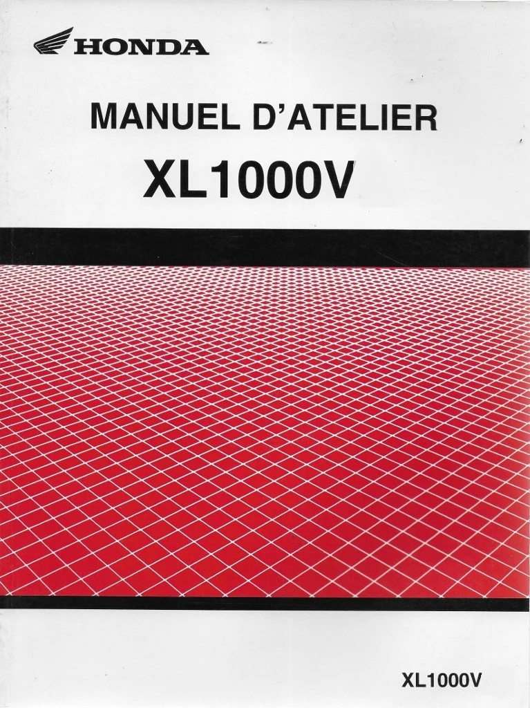 Manuel d'atelier Honda 1000 varadero 2003