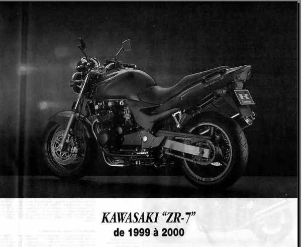 Manuel de réparation Kawasaki ZR7 1999 2000