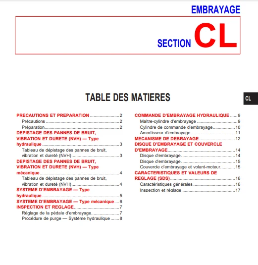 manuel d'atelier nissan Primera P11 1999 2002