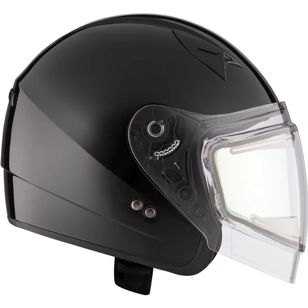 CKX VG977 Open-Face Helmet, Winter — Electric Double Shield