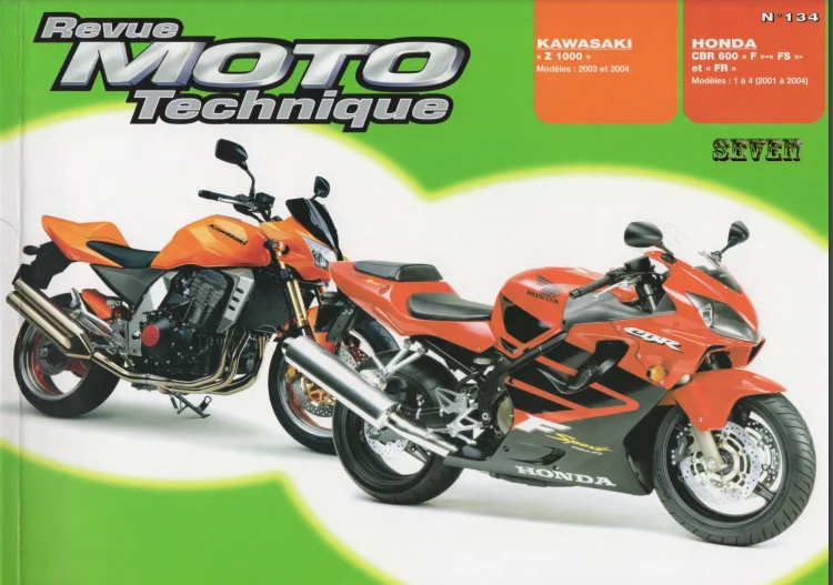 Manuel d'atelier kawasaki Z 1000 2003