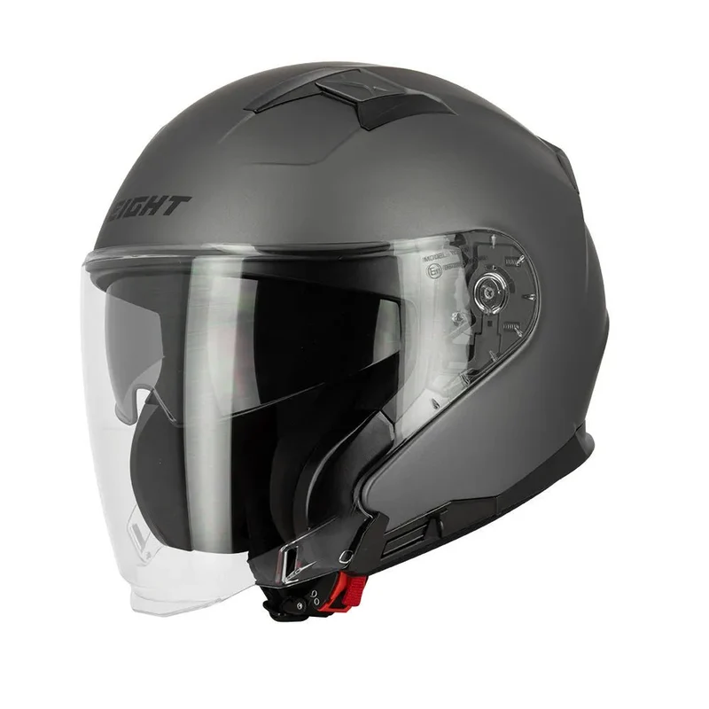 Casque moto Jet Gris Mat | S771 BLAKE