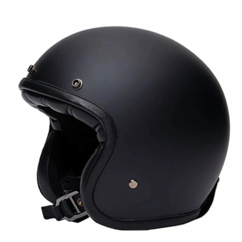 Casque Jet Vintage THE CLASSIC – Triple Black | Marko