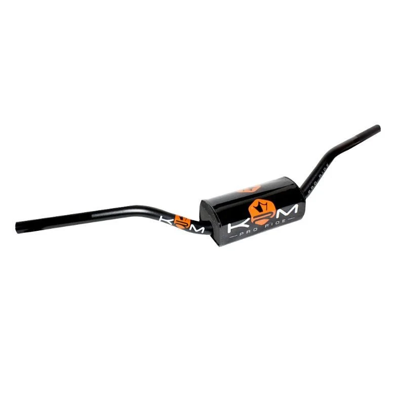 Guidon Moto Cross KRM Oversize Alu Noir/Orange