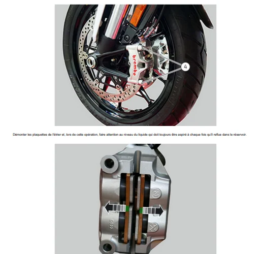 Manuel d'atelier Ducati Multistrada V4 V4S 2021 français