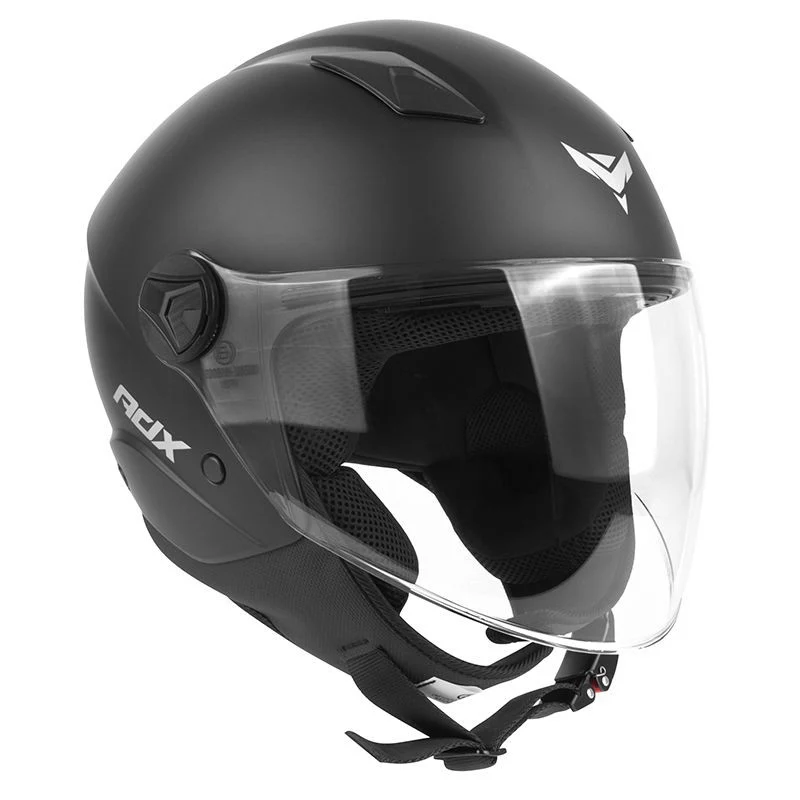 Casque Jet ADX AJ100 – Noir Mat (ECE 22.06)