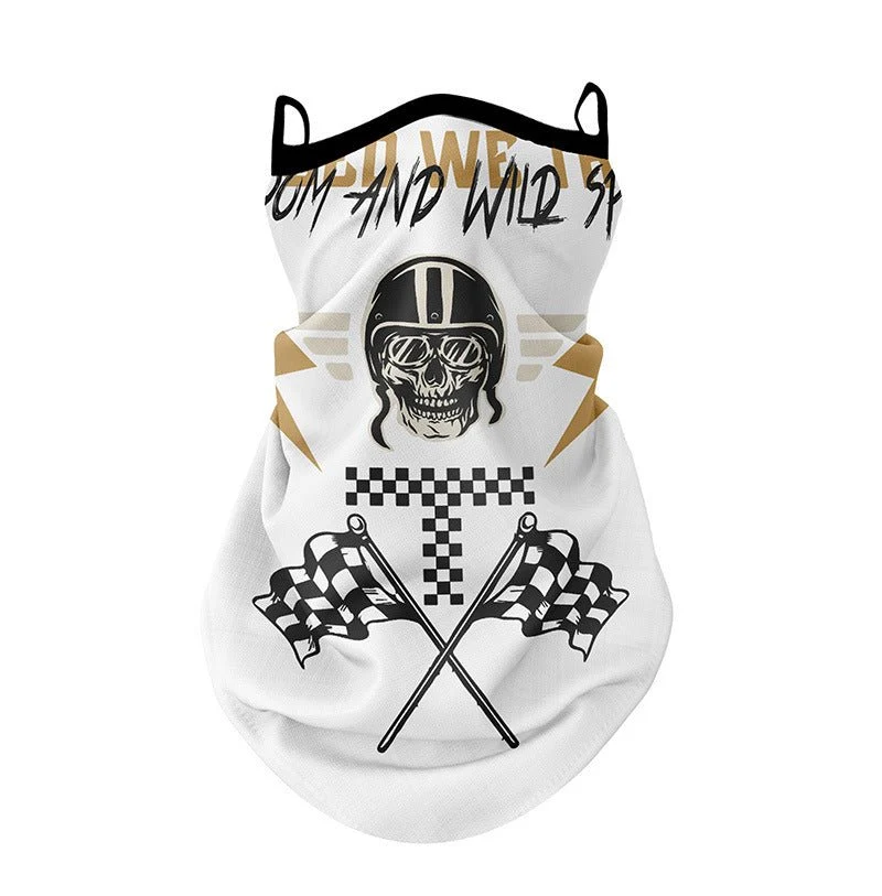Tour de Cou Biker Vintage SkullRacer™