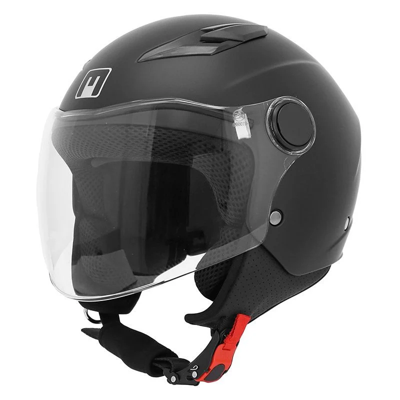 Casque Moto Enfant Jet Play Noir Mat — Protection ECE 22.06