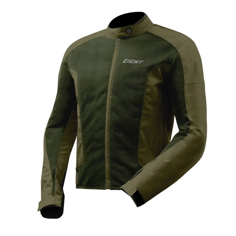 Blouson Moto Homme Été | Aéro-Flow “Kaki / Vert Olive”