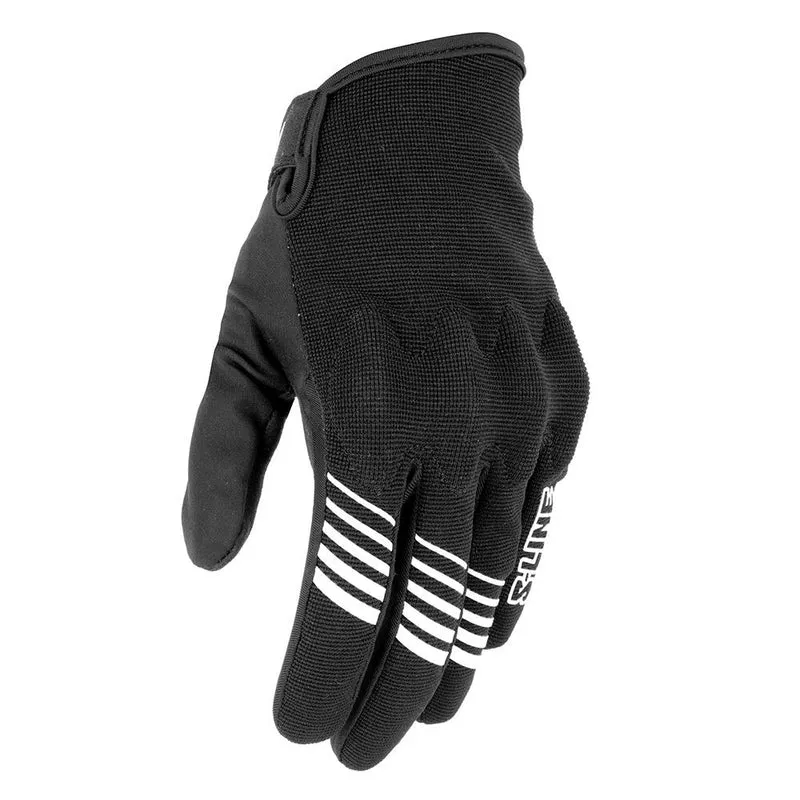 Gants Moto Homme Noir Courts — Été BURN, Homologués CE KP1, Tactile