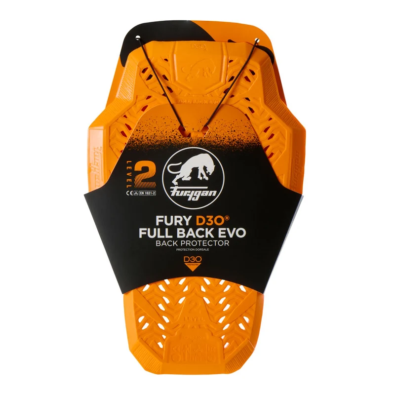 Protection Moto Homme Furygan FULL BACK FURY D3O® EVO Orange