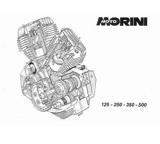 manuel d'atelier Morini 125 250 350 500