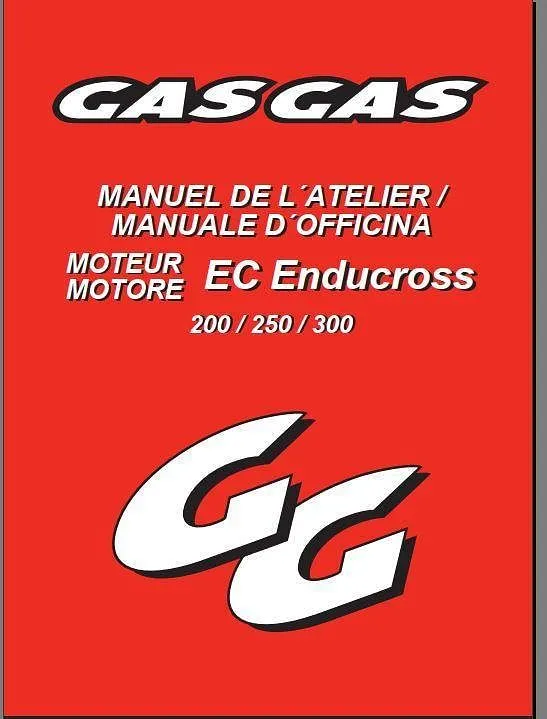 Manuel d atelier Gas Gas enducross