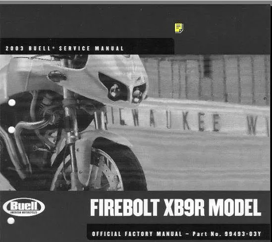 manuel d'atelier Buell XBR 9