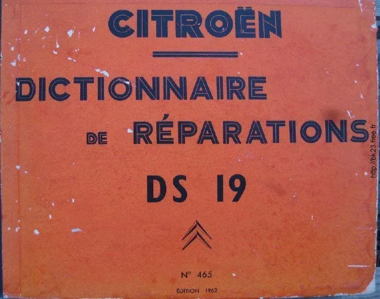 Manuels d'atelier Citroën DS ID 1956 1966 en compilation intégrale