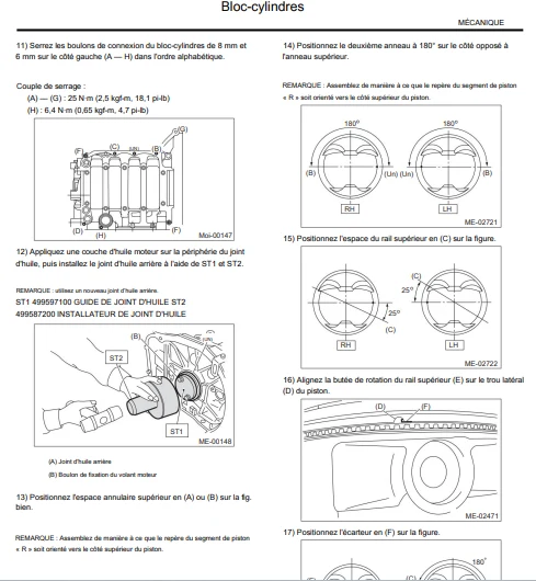 Manuel d'atelier Subaru Forester 2008 français