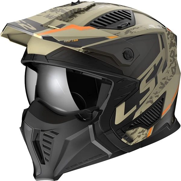 LS2 Drifter Open-Face Helmet — Devor