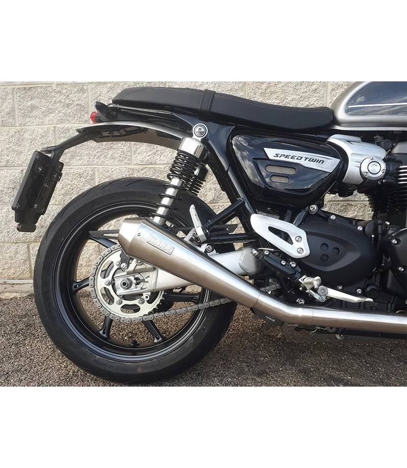 Scarico per Speed Twin - 2in1 - Omologato - Mass Exhaust