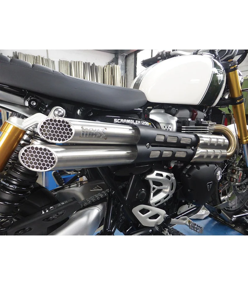 Scarico Alto per Scrambler 1200 XC / XE Omologato - Mohave - Mass
