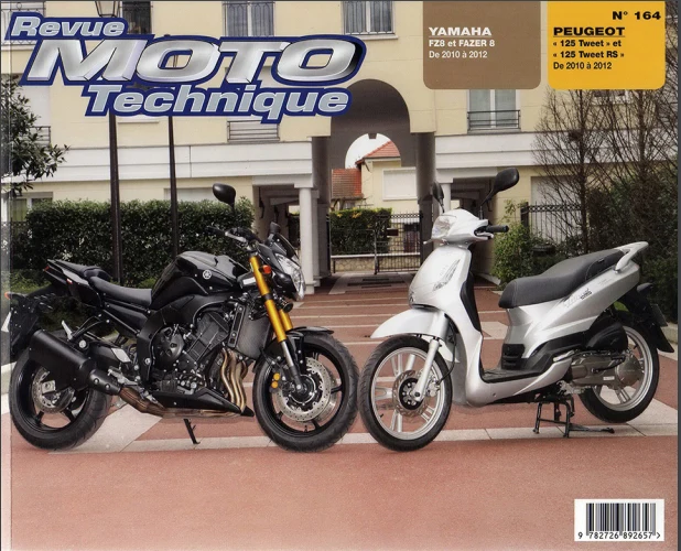 manuel d'atelier Yamaha FZ8 2010 2012
