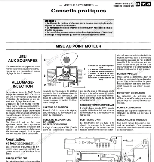 Manuel d'atelier BMW E36 pdf français