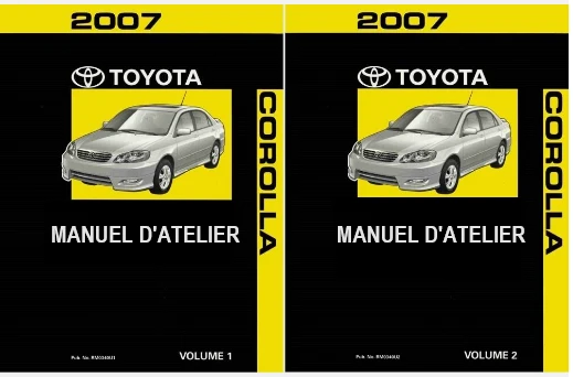 Manuel d'atelier Toyota Corolla 2007