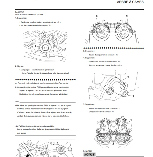 manuel d'atelier yamaha YFR 450 RY 2009 français