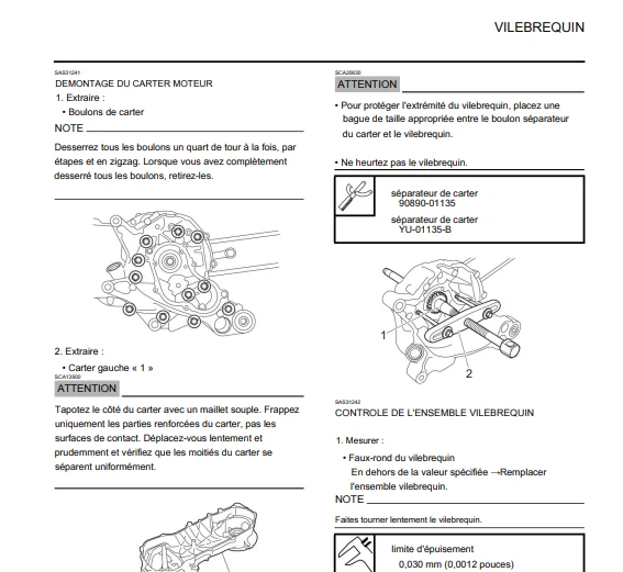 Manuel d’atelier Yamaha 125 Tricity 2014 2015