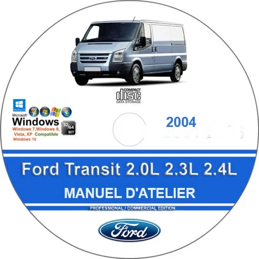 Manuel d'atelier Ford Transit 2004