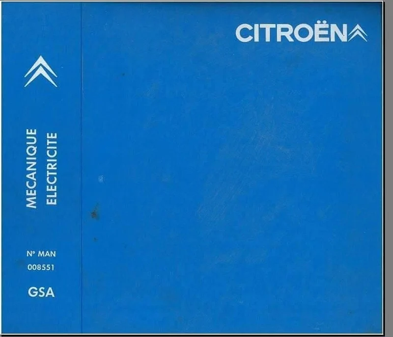 Manuels d'atelier Citroën GS GSA Birotor ( compilation intégrale )