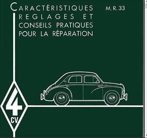 Manuels d'atelier Renault 4cv et 1063