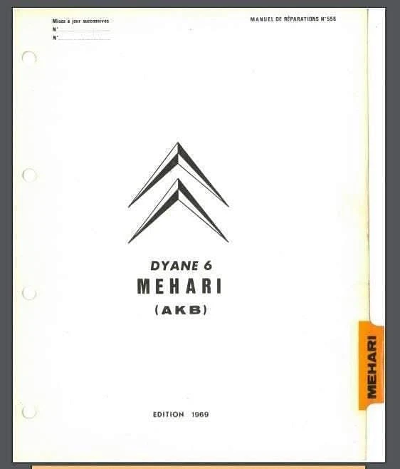 Manuels d'atelier et de réparation Citroën Méhari et 4x4