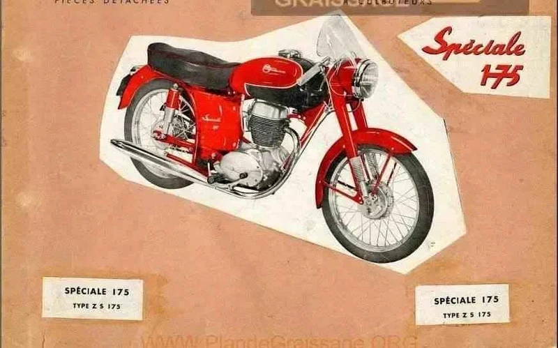 Manuels d'atelier 125 et 175 Motobécane 4 Temps