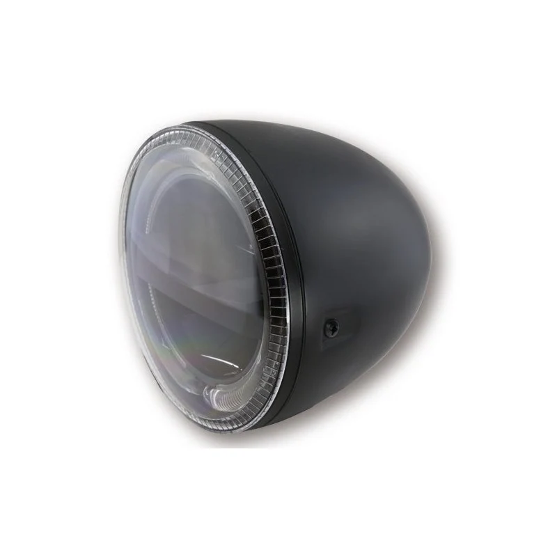 Phare LED 5'3/4 Circle Noir ou Chrome | Highsider